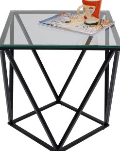 KARE Design Sohvapöydät*Cristallo Sivupöytä, Musta 50x50cm