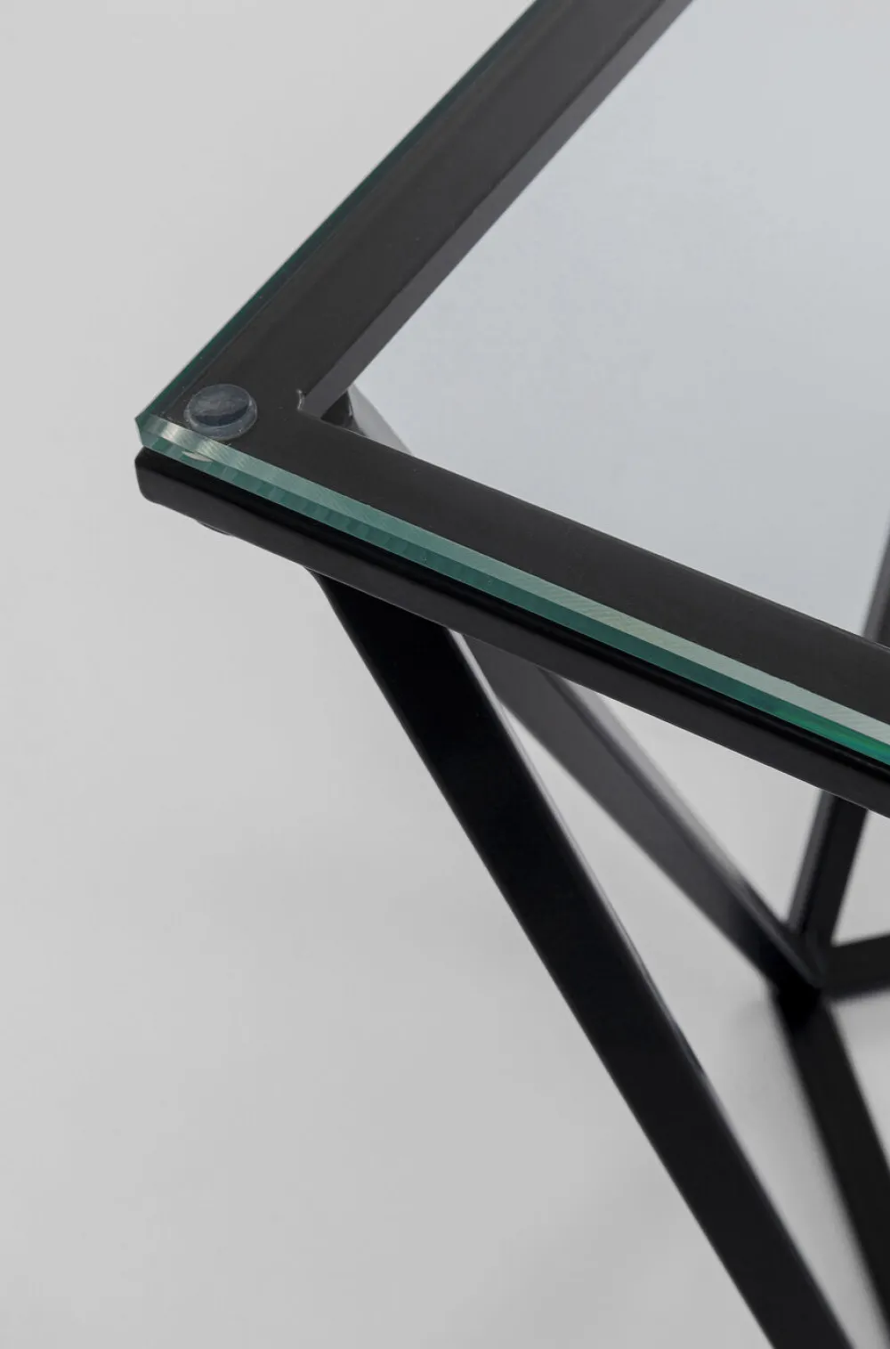 KARE Design Sohvapöydät*Cristallo Sivupöytä, Musta 50x50cm