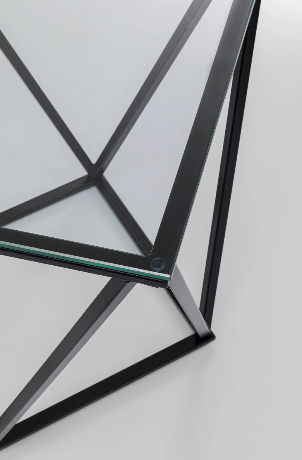 KARE Design Sohvapöydät*Cristallo Sivupöytä, Musta 50x50cm