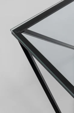 KARE Design Sohvapöydät*Cristallo Sohvapöytä, Musta 80x80cm