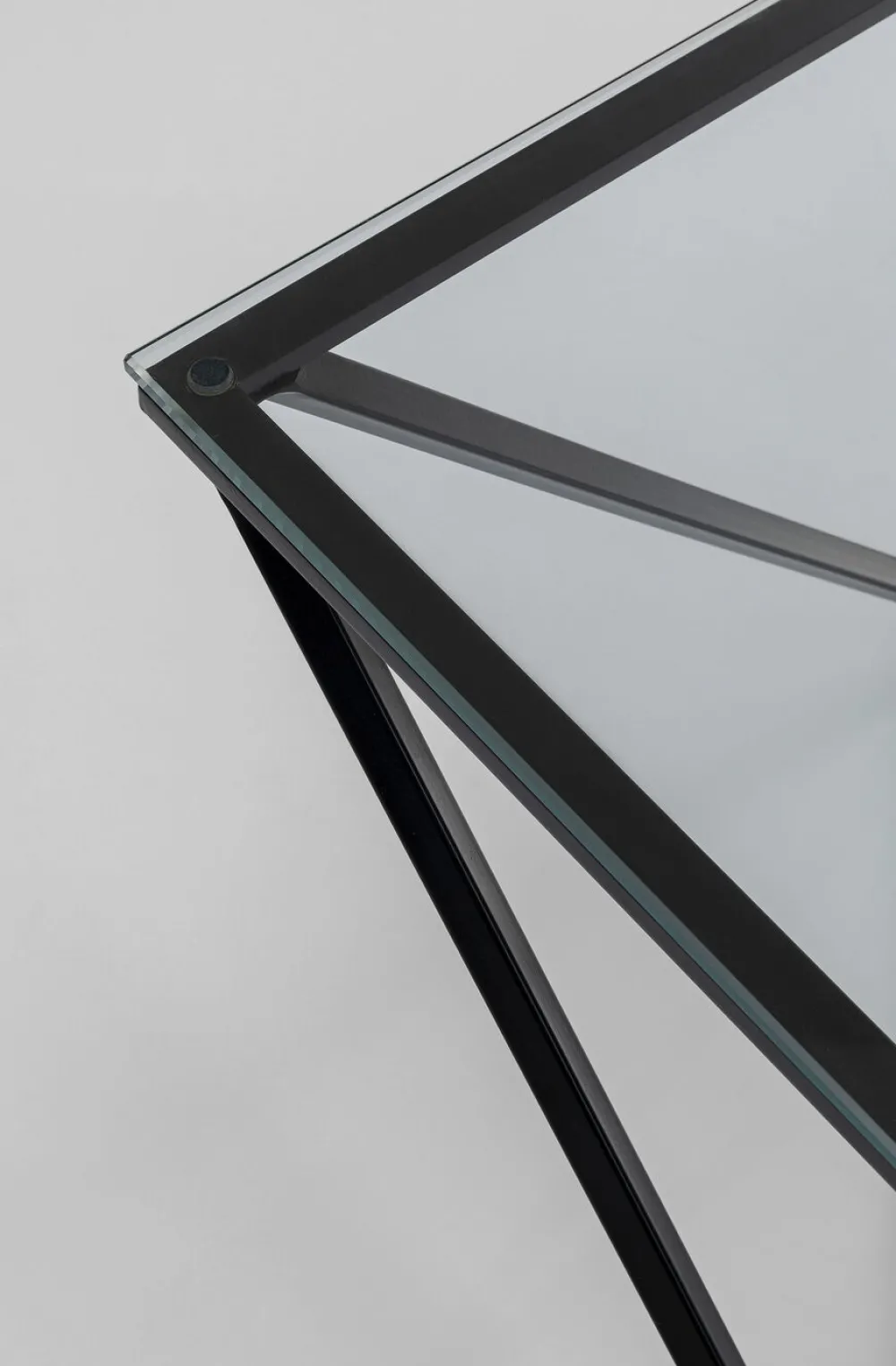 KARE Design Sohvapöydät*Cristallo Sohvapöytä, Musta 80x80cm