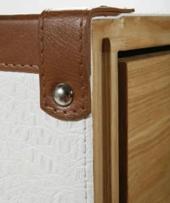 KARE Design Kaapit*Croco Cosmopolitan Matka-arkku Vaatekaappi, Valkoinen