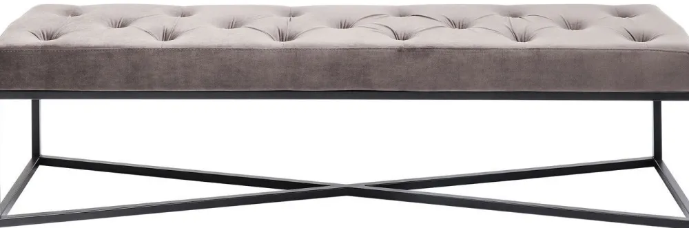 KARE Design Penkit*Crossover Penkki Harmaa/musta 150x40cm