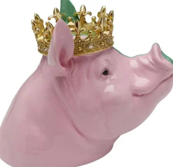 KARE Design Koriste-Esineet*Crowned Pig Kuninkaallinen Possu Koriste-esine 28cm