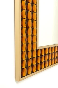 KARE Design Peilit*Crystals Seinäpeili, Messinki 80x100cm