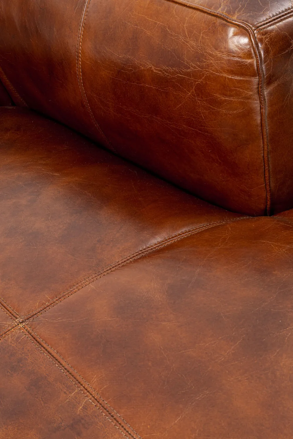 KARE Design Kulmasohvat*Cubetto Kulmasohva, Aitoa Nahkaa Ruskea 170x270cm