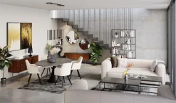 KARE Design Sohvat*Cubetto Sohva 3-istuttava - Kermanvärinen 220cm