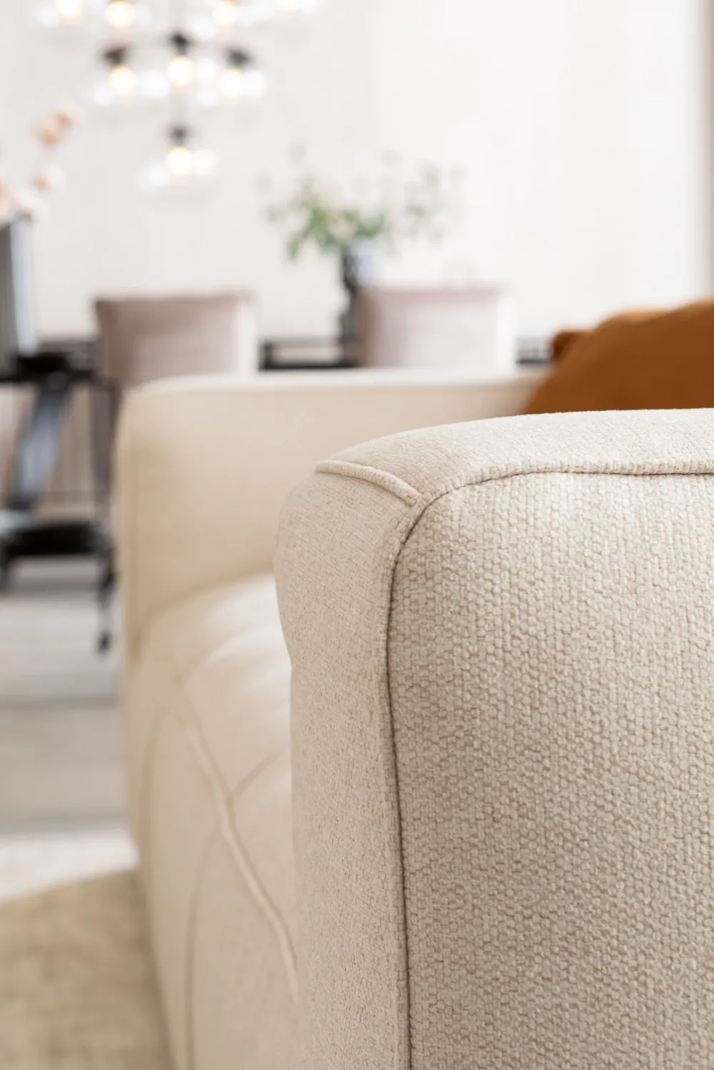 KARE Design Sohvat*Cubetto Sohva 3-istuttava - Kermanvärinen 220cm