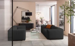 KARE Design Sohvat*Cubetto Sohva 3-istuttava - Tumma Harmaa 220cm