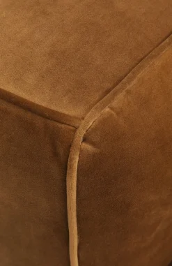 KARE Design Sohvat*Cubetto Sohva, 3-istuttava, Samettia, Ruskea 220cm