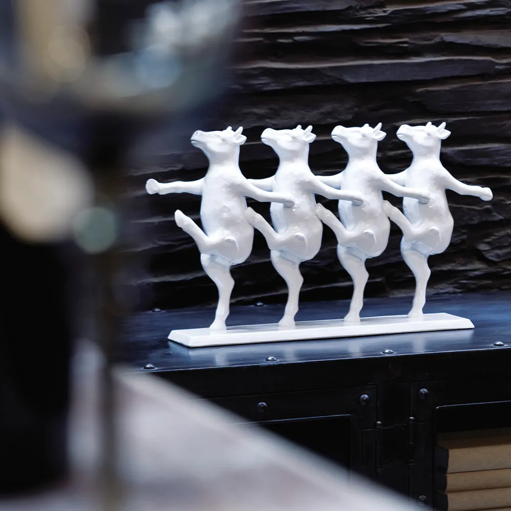 KARE Design Koriste-Esineet*Dancing Cows Lehmät Koriste-esine