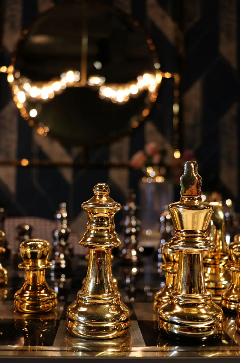 KARE Design Jalalliset Koriste-Esineet*Deco Chess Shakkipeli Koriste-esine 60x60cm