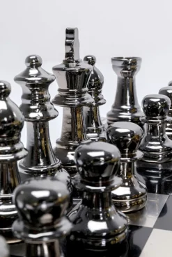 KARE Design Jalalliset Koriste-Esineet*Deco Chess Shakkipeli Koriste-esine 60x60cm