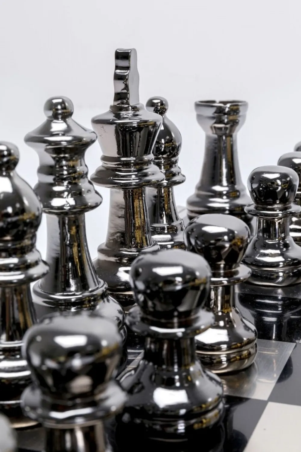 KARE Design Jalalliset Koriste-Esineet*Deco Chess Shakkipeli Koriste-esine 60x60cm