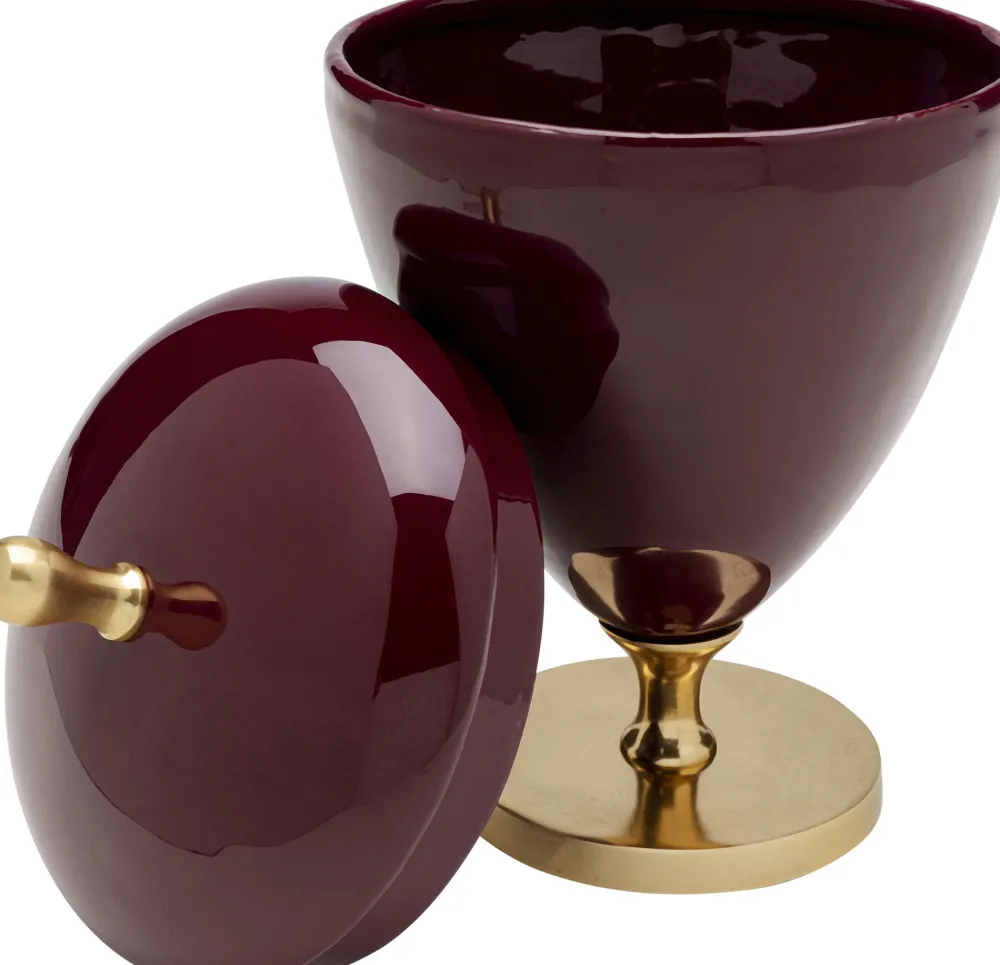 KARE Design Purkit*Deco Salome Koristepurkki Punainen 24cm