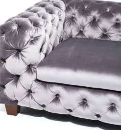 KARE Design Sohvat*Desire Sohva 3-istuttava, Hopeanharmaa