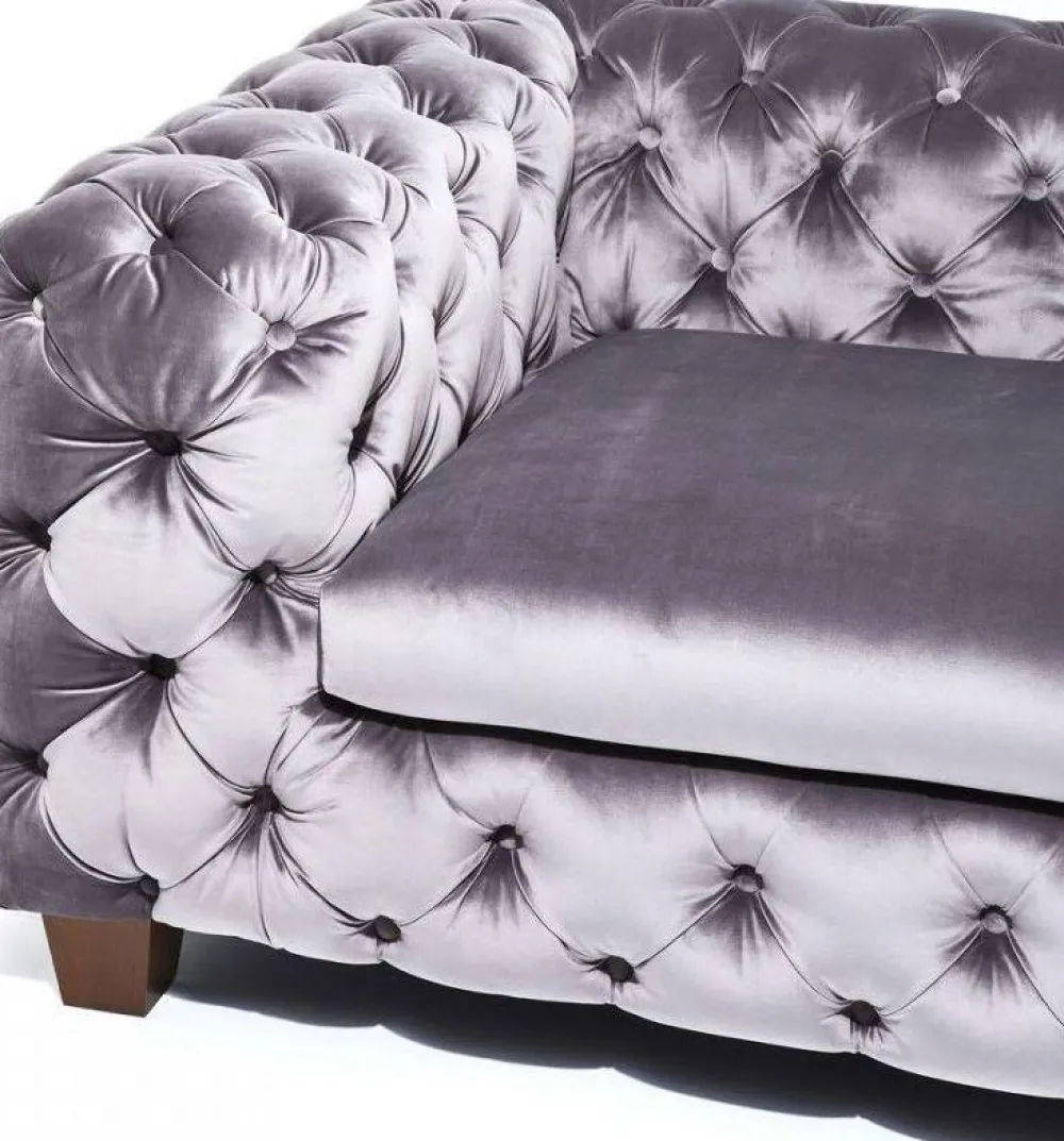 KARE Design Sohvat*Desire Sohva 3-istuttava, Hopeanharmaa