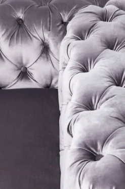 KARE Design Sohvat*Desire Sohva 3-istuttava, Hopeanharmaa