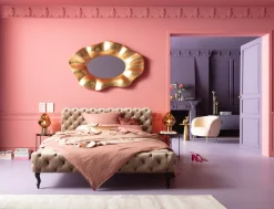 KARE Design Sängyt*Desire Velvet Ecru Sänky, Samettia 160x200cm