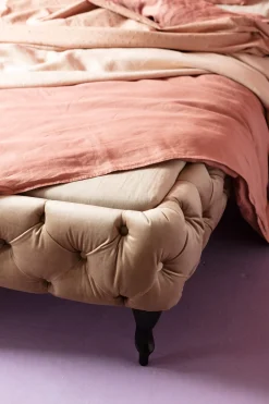 KARE Design Sängyt*Desire Velvet Ecru Sänky, Samettia 160x200cm