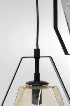 KARE Design Riippuvalaisimet*Diamond Fever Spiral Riippuvalaisin Musta Ø42cm