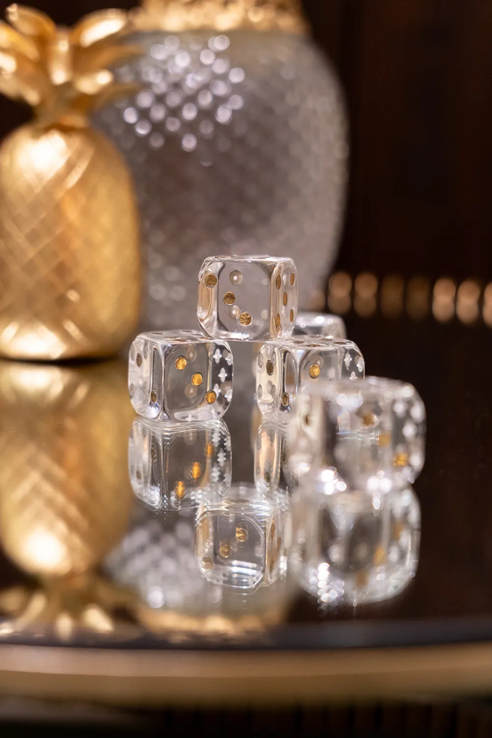 KARE Design Koriste-Esineet*Dice Transparent Koriste-esine 17x4cm