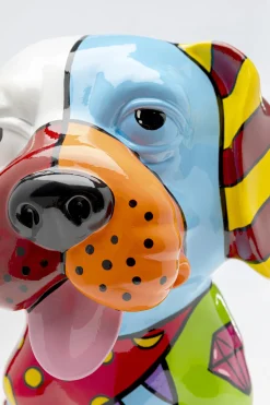 KARE Design Koriste-Esineet*Dog Patchwork Koira Koriste-esine Värikäs 35cm