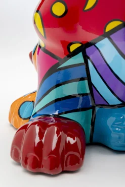 KARE Design Koriste-Esineet*Dog Patchwork Koira Koriste-esine Värikäs 35cm