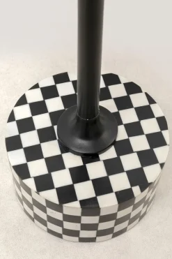 KARE Design Sohvapöydät*Domero Chess Shakki, Sivupöytä - Musta, Valkoinen Ø25cm