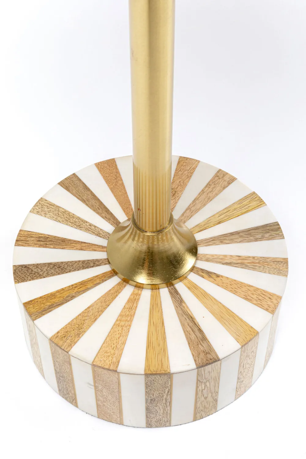 KARE Design Sohvapöydät|Olohuone*Domero Cirque Sivupöytä, Kulta-valkoinen Ø40cm