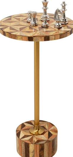 KARE Design Sohvapöydät*Domero Geo Sivupöytä, Ruskea Ø25cm