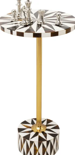 KARE Design Sohvapöydät*Domero Star Sivupöytä - Ruskea, Valkoinen Ø25cm