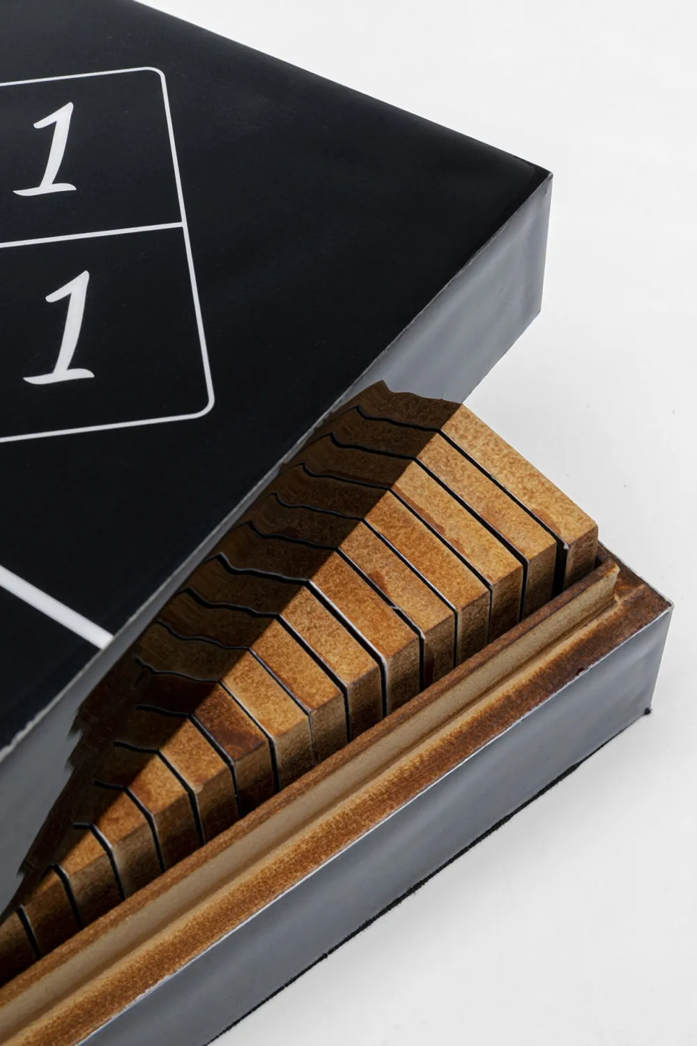 KARE Design Jalalliset Koriste-Esineet*Domino Deco Peli, Koriste-esine, Musta 24x7cm