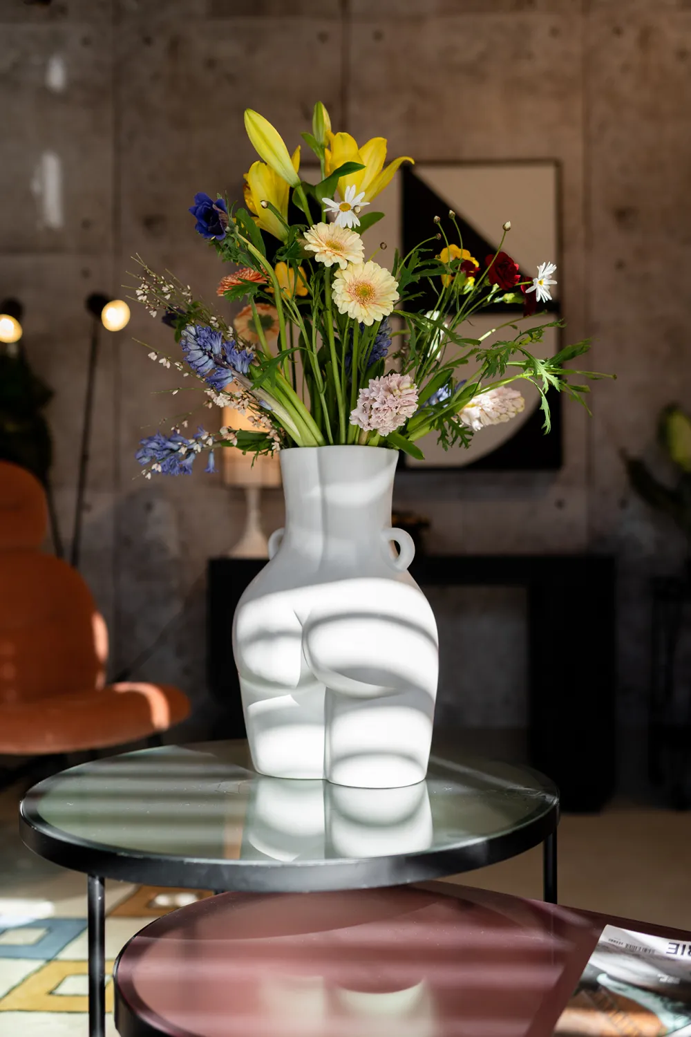 KARE Design Olohuone*Donna Maljakko, Valkoinen 40cm