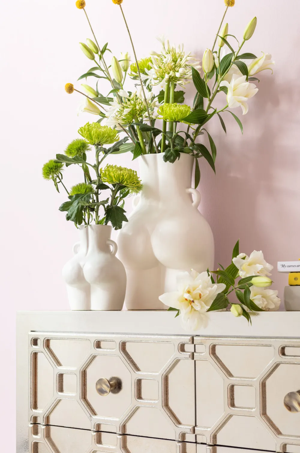 KARE Design Olohuone*Donna Maljakko, Valkoinen 40cm