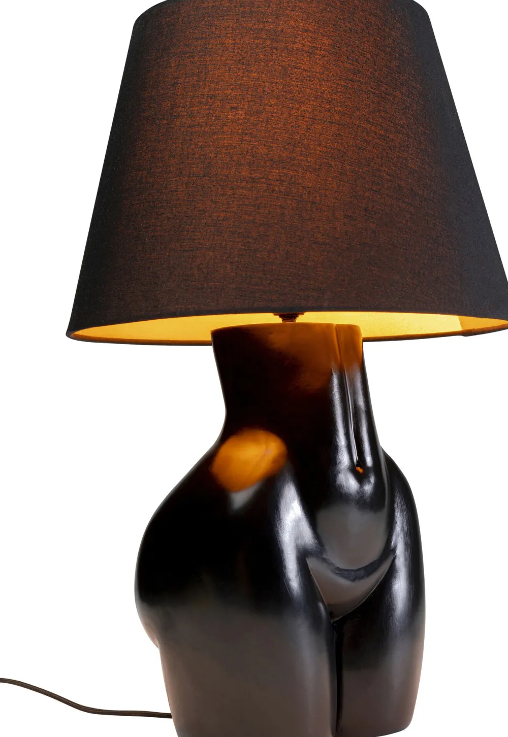 KARE Design Pöytävalaisimet*Donna Pöytävalaisin Musta