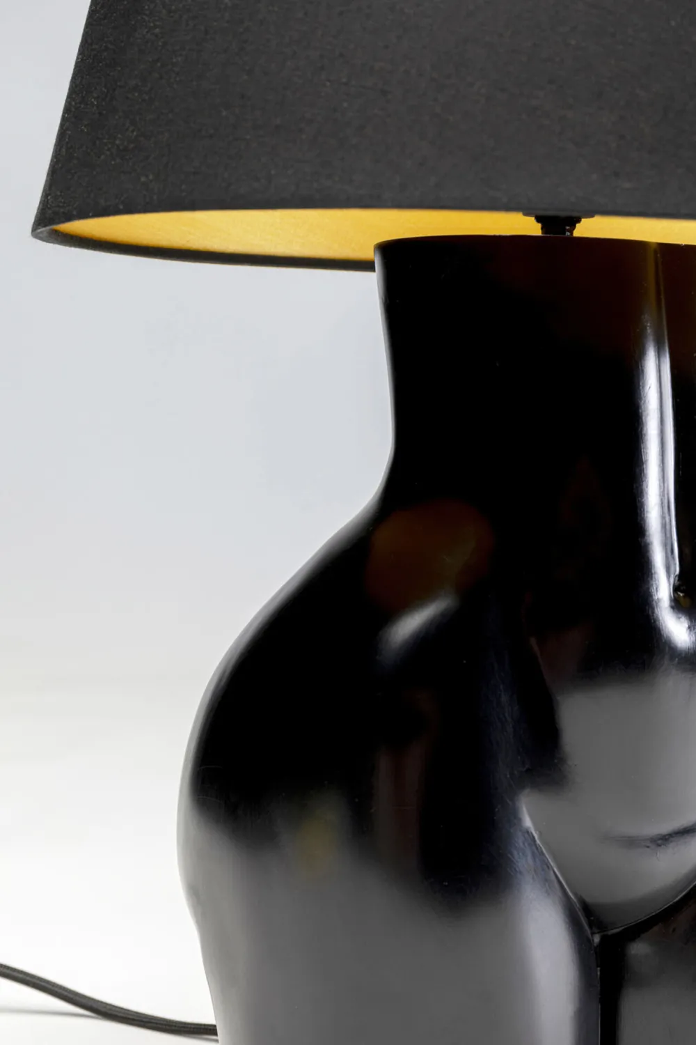 KARE Design Pöytävalaisimet*Donna Pöytävalaisin Musta