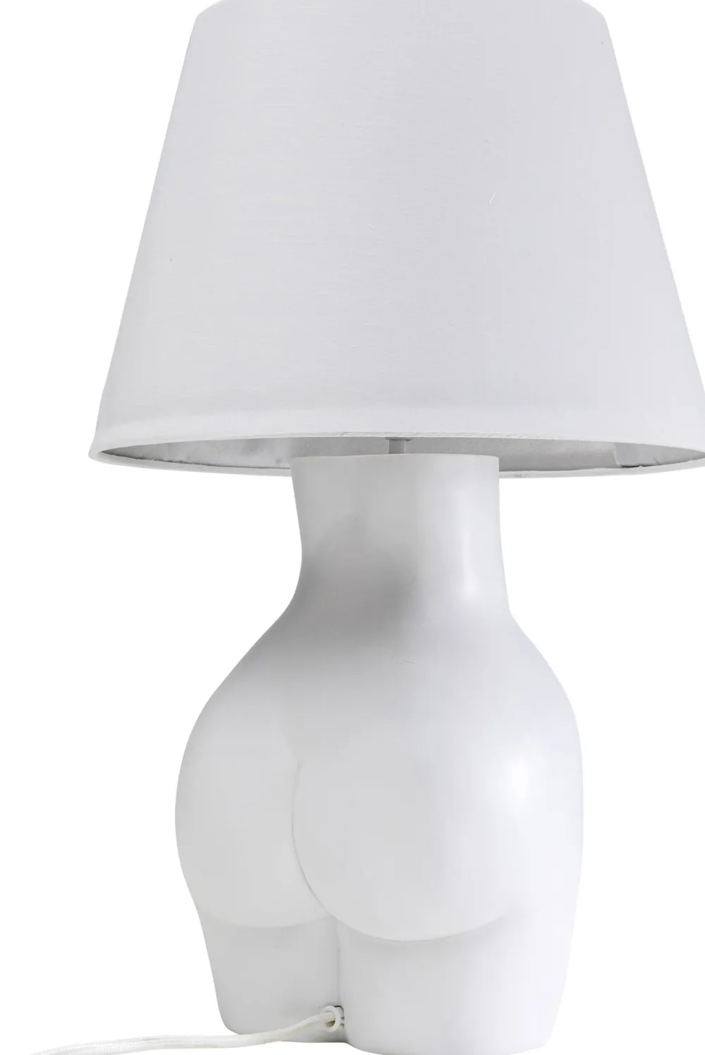 KARE Design Pöytävalaisimet*Donna Pöytävalaisin Valkoinen 48 Cm