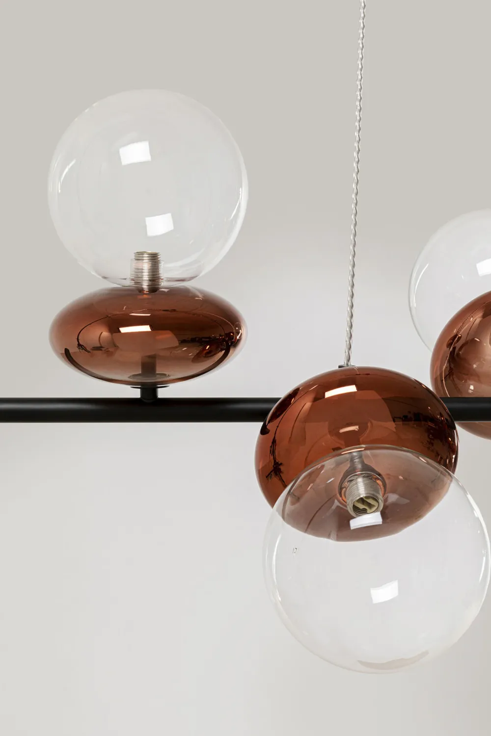 KARE Design Riippuvalaisimet*Double Bubble Riippuvalaisin Kupari 115cm