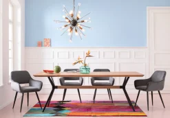 KARE Design Pöydät*Downtown Pöytä, Tammea 100x220cm