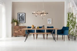 KARE Design Pöydät*Downtown Pöytä, Tammea 100x220cm