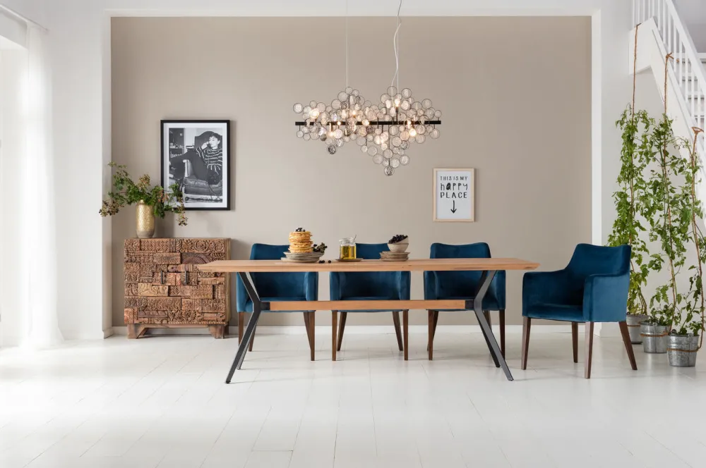 KARE Design Pöydät*Downtown Pöytä, Tammea 100x220cm