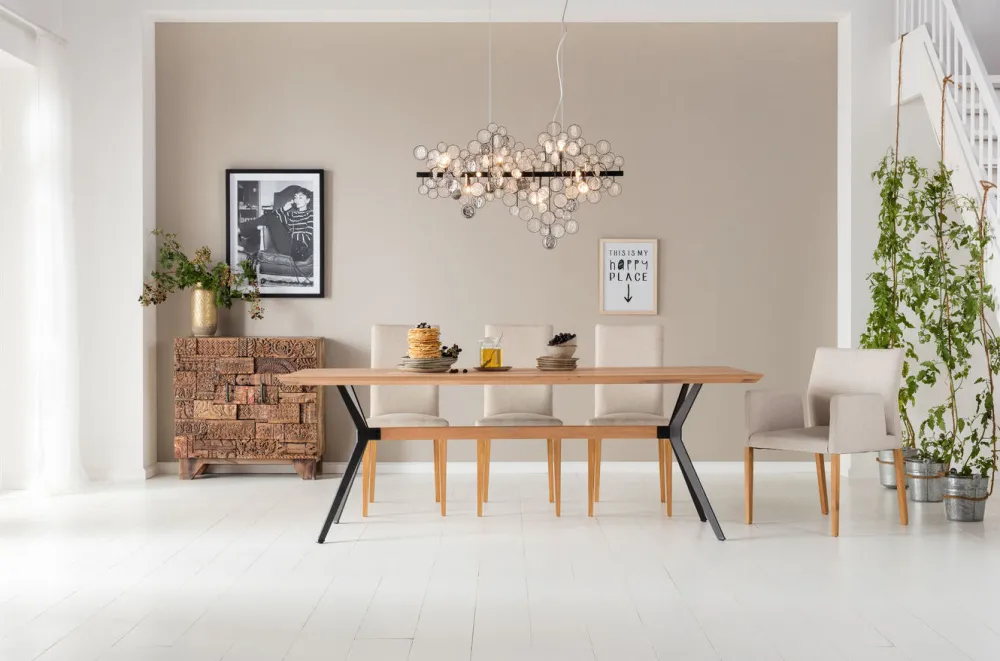 KARE Design Pöydät*Downtown Pöytä, Tammea 100x220cm