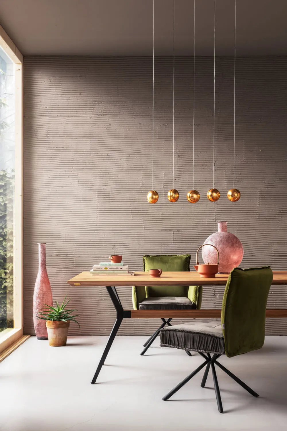 KARE Design Pöydät*Downtown Pöytä, Tammea 100x220cm