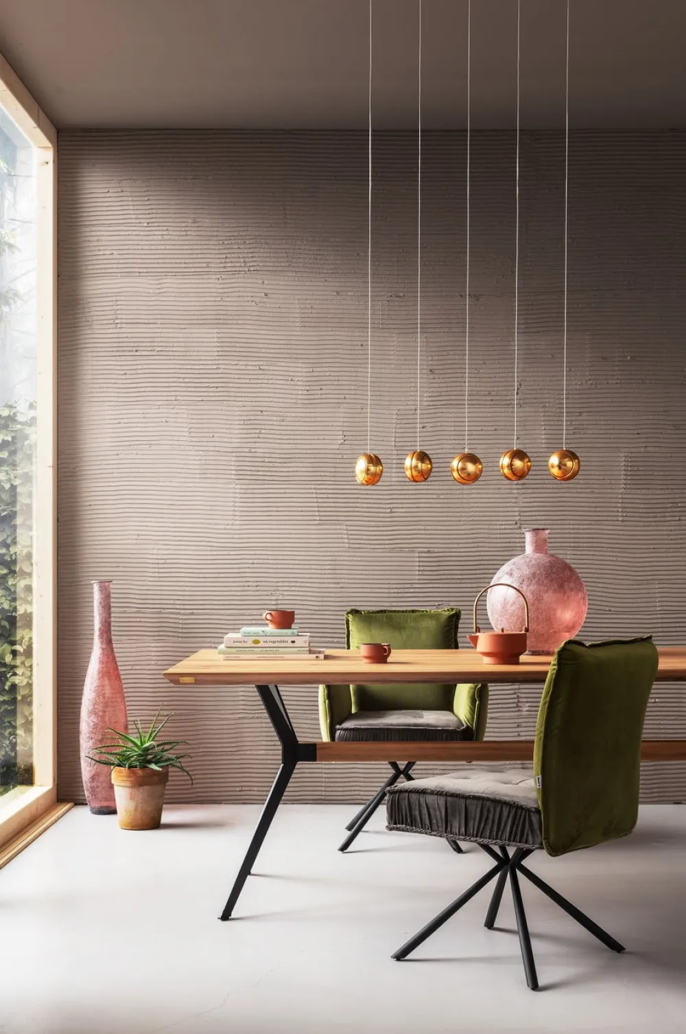 KARE Design Pöydät*Downtown Pöytä, Tammi 90x180cm