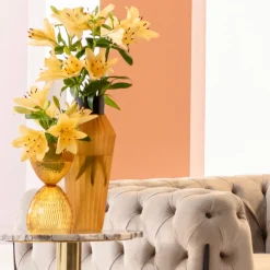 KARE Design Olohuone*Duetto Maljakko, Oranssi 31cm