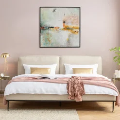 KARE Design Taulut|Olohuone*Dust Gold Kehystetty Taulu 120x120cm