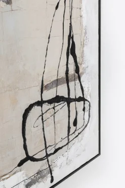 KARE Design Taulut*Dust Grey Kehystetty Taulu 100x100cm