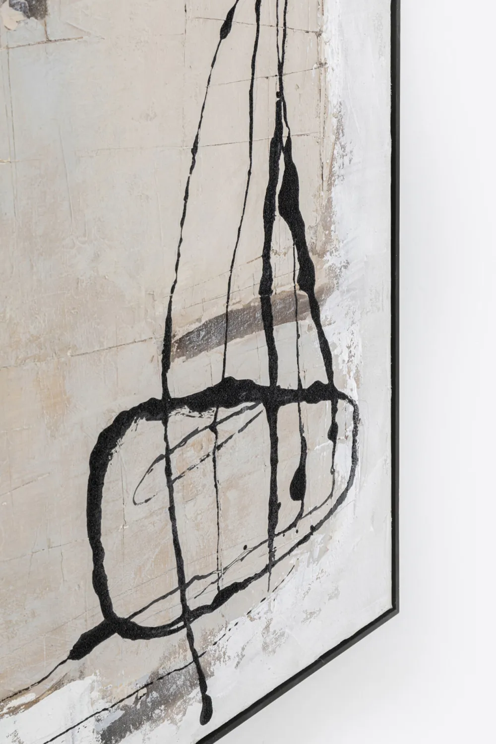 KARE Design Taulut*Dust Grey Kehystetty Taulu 100x100cm