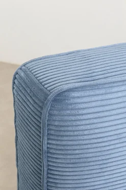 KARE Design Sängyt*East Side Sänky, Vakosamettia, Sininen 180x200cm